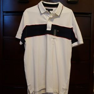 Tommy Hilfiger short sleeve collared shirt